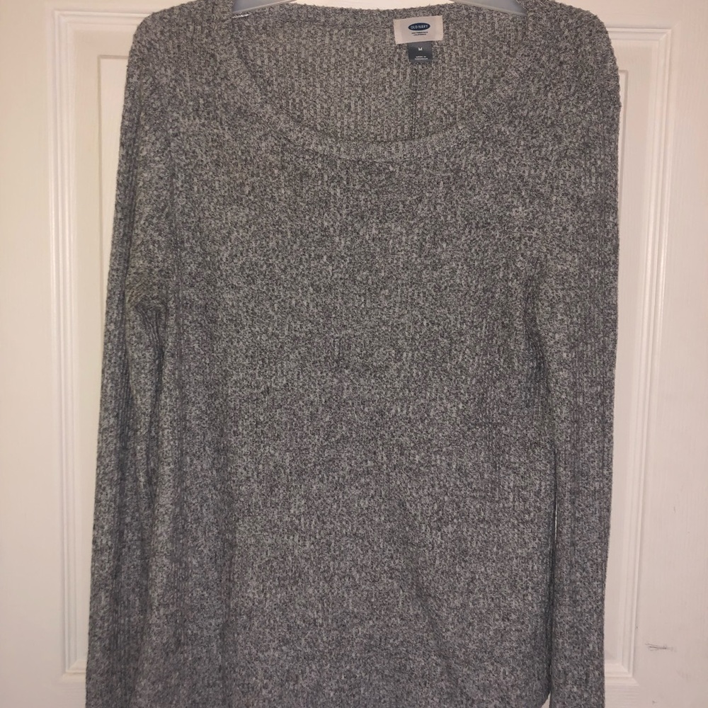 *2 for $15* cozy grey textured sweater